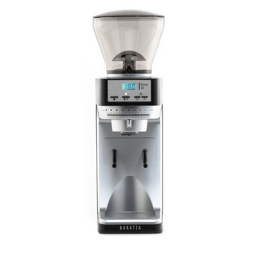 Baratza coffee grinder on a white background