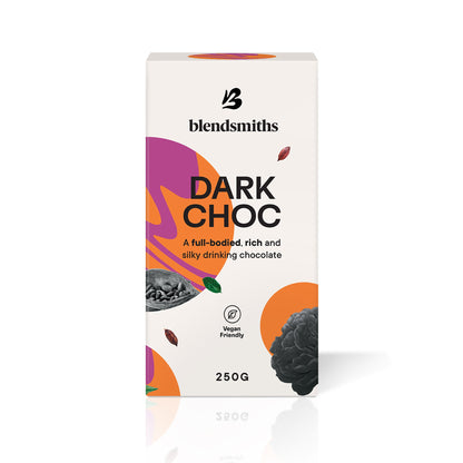 Blendsmiths Dark Choc packaging on a white background