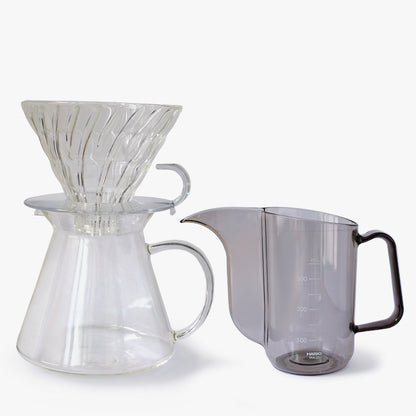 Simply Hario V60 Glass Brewing Kit + Hario V60 Drip Kettle AIR Bundle