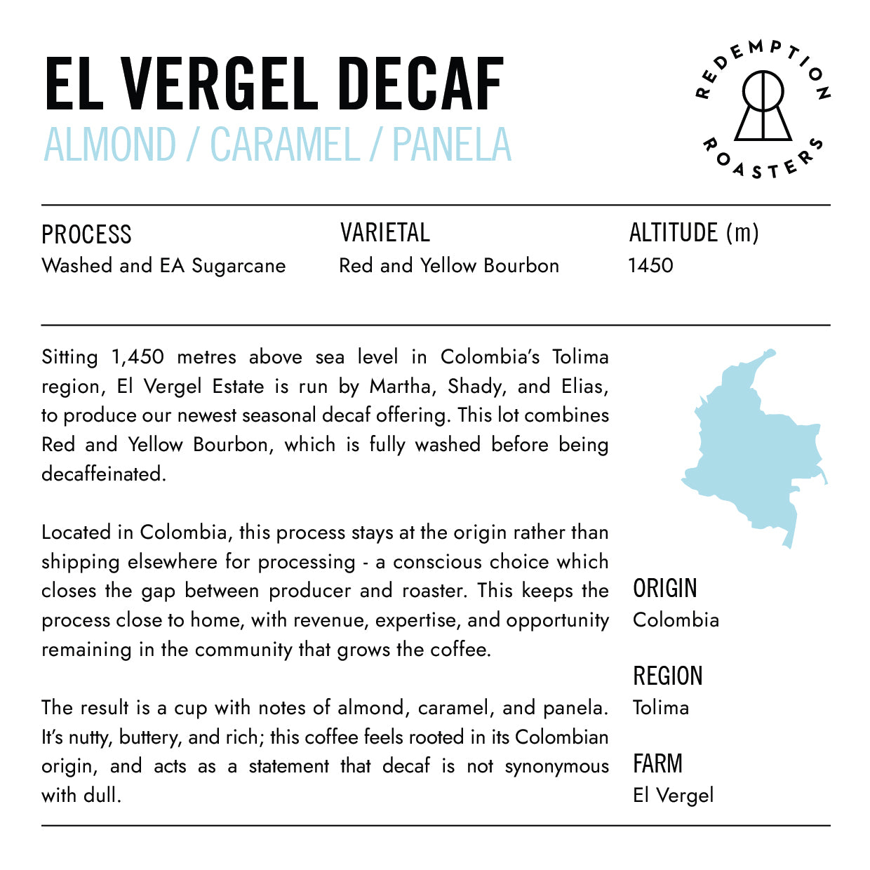 El Vergel Decaf