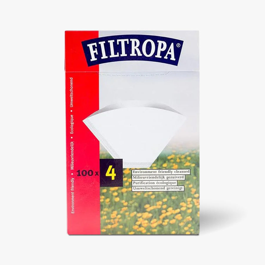 Filtropa White Size 4 Filter Papers (100)