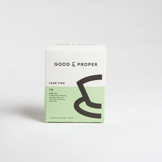 Good & Proper Jade Green Tea, 15 tea bags