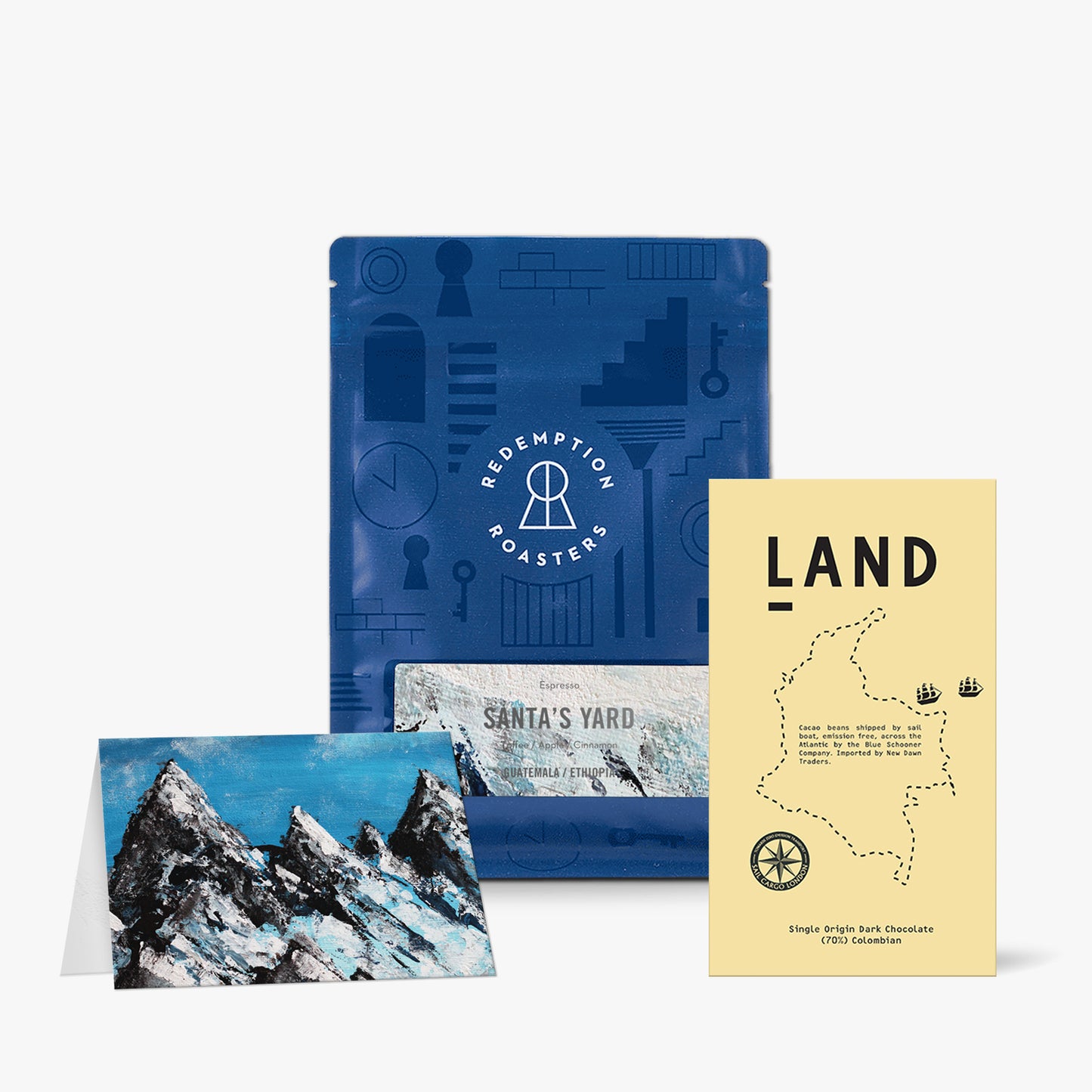 Land Single-Origin Chocolate and Santa's Yard Gift Set