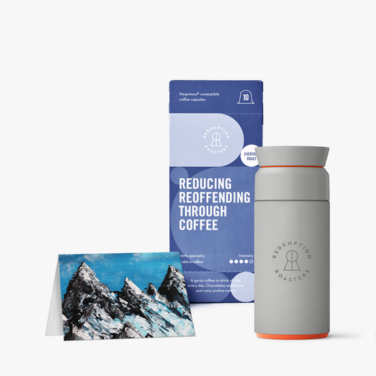 Ocean Bottle Brew Flask and 'Everyday' Coffee Pods Gift Set