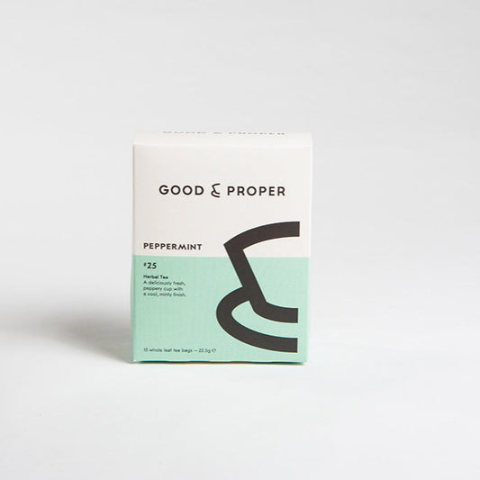 Good & Proper Peppermint Tea, 15 tea bags