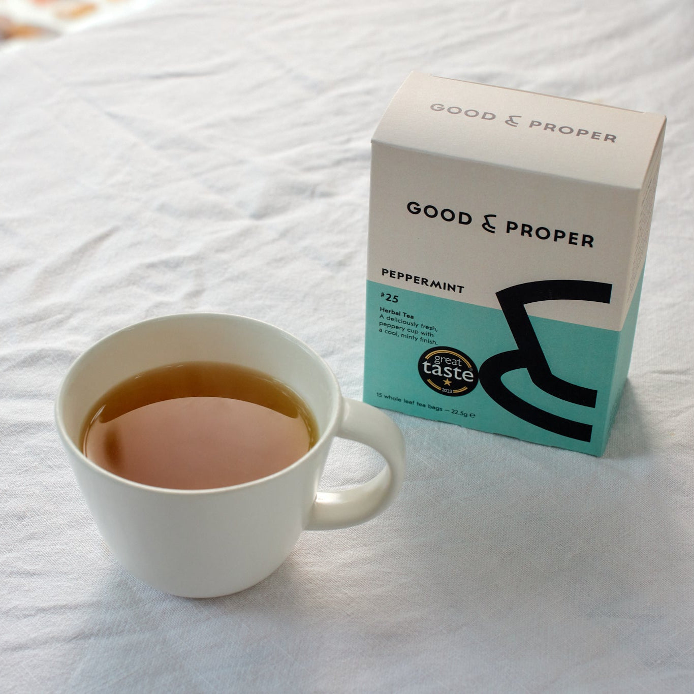 Good & Proper Peppermint Tea, 15 tea bags